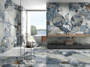 Гранитогрес Greta Blue Super Polished