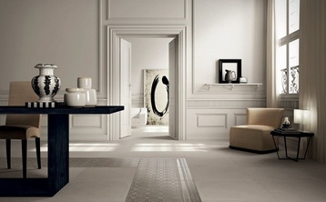 Калибровани плочки за под Docks Form White